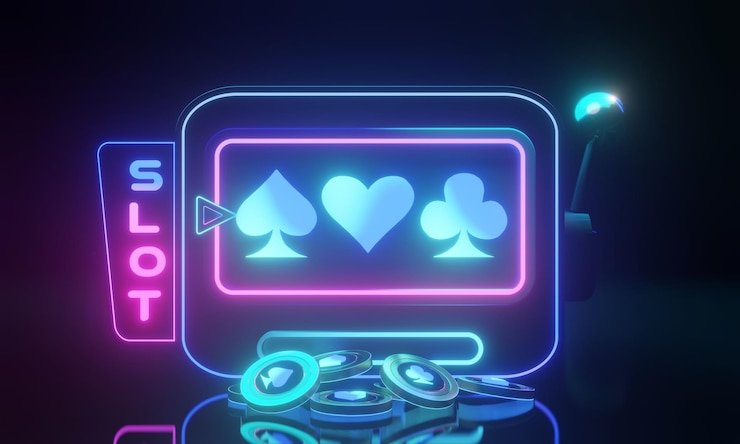 Panel fitur platform dengan gaya teknologi biru